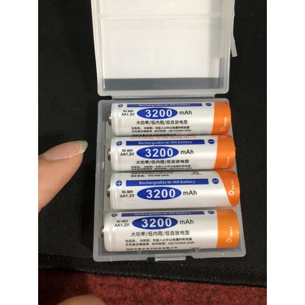 Pin xạc AA dung lượng 3200mah,giá 1  viên pin