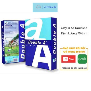 Giấy In A4 Double A Định Lượng 70 Gsm, Giấy A4 Trắng Đẹp