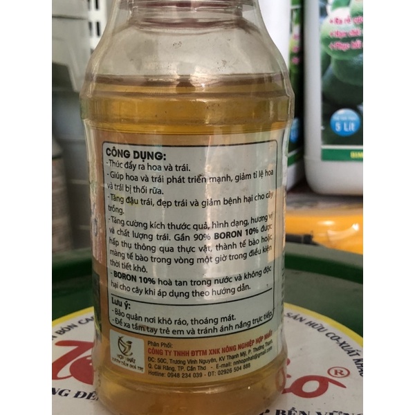 BORON 10 phân bón lá vi lượng