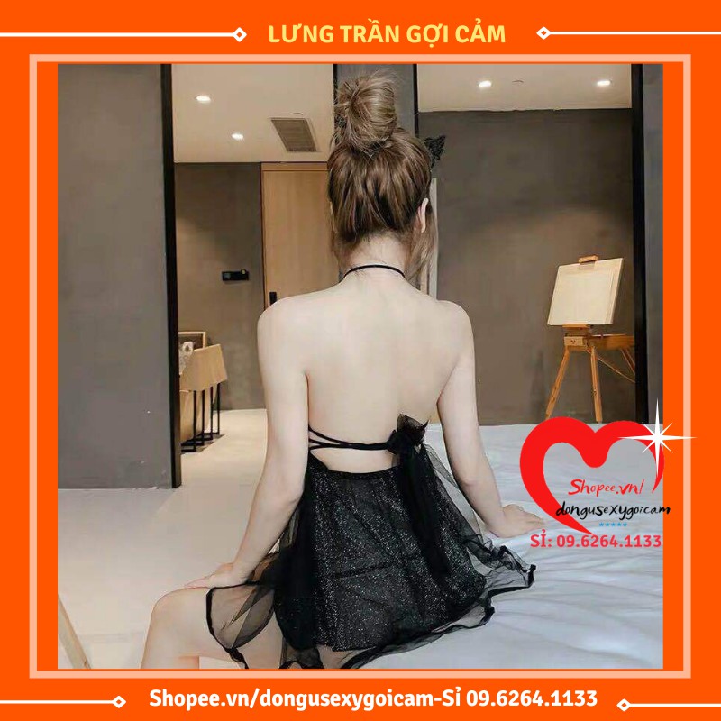 Đồ Ngủ Cúp Nâng Ngực Gồm Váy Ngủ Sexy Nữ Gợi Cảm Voan Lụa 2 Dây Sexy Dễ Thương Và Quần Lót Lọt Khe Nữ Sẽy Đệm Nâng Ngực | BigBuy360 - bigbuy360.vn