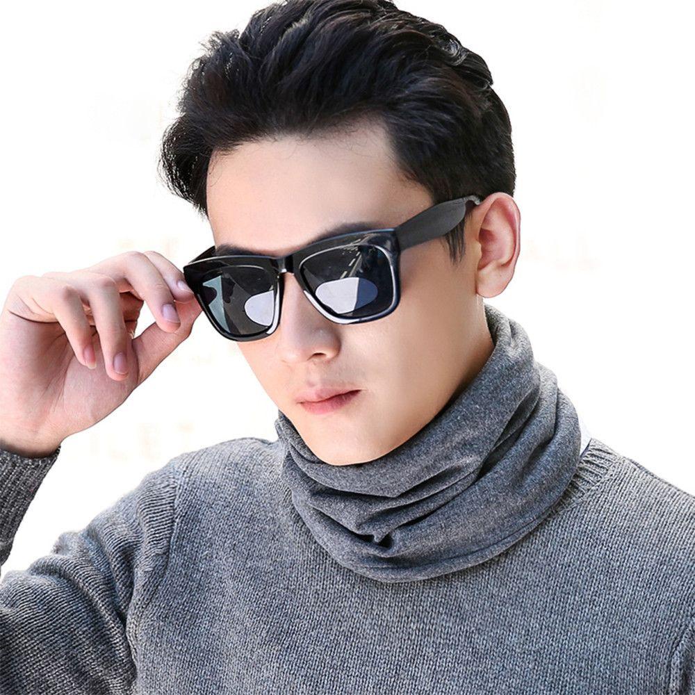 ROSE Khăn Choàng Cổ Dệt Kim Giữ Ấm Chống Gió Thời Trang Mùa Đông