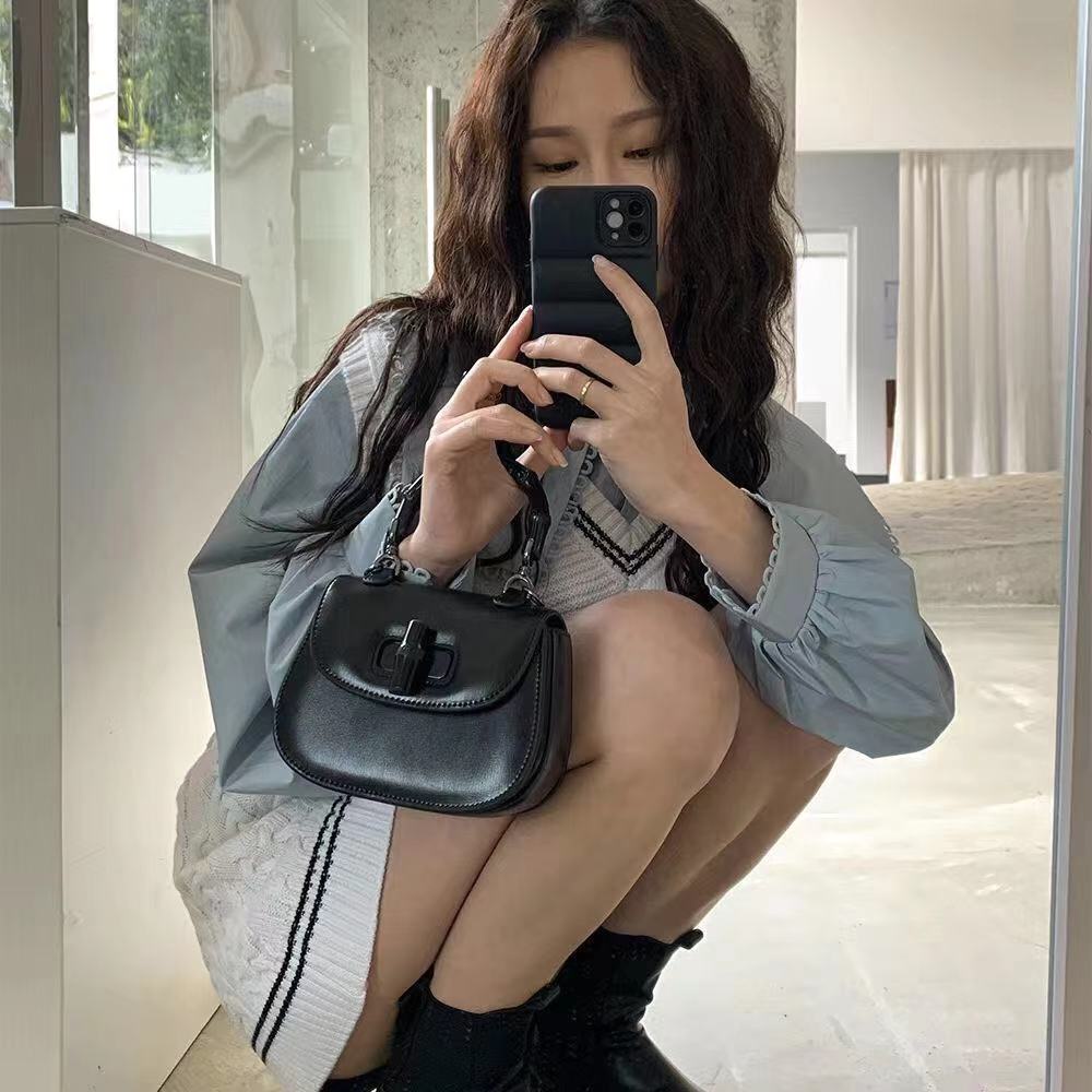 Túi Đeo Vai Bằng Tre Thời Trang Mùa Hè Phong Cách Retro Mới 2022