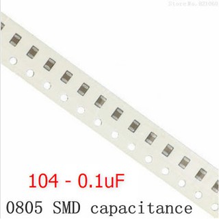Gói 100 Tụ dán 104 (0.1uF) - size 0805