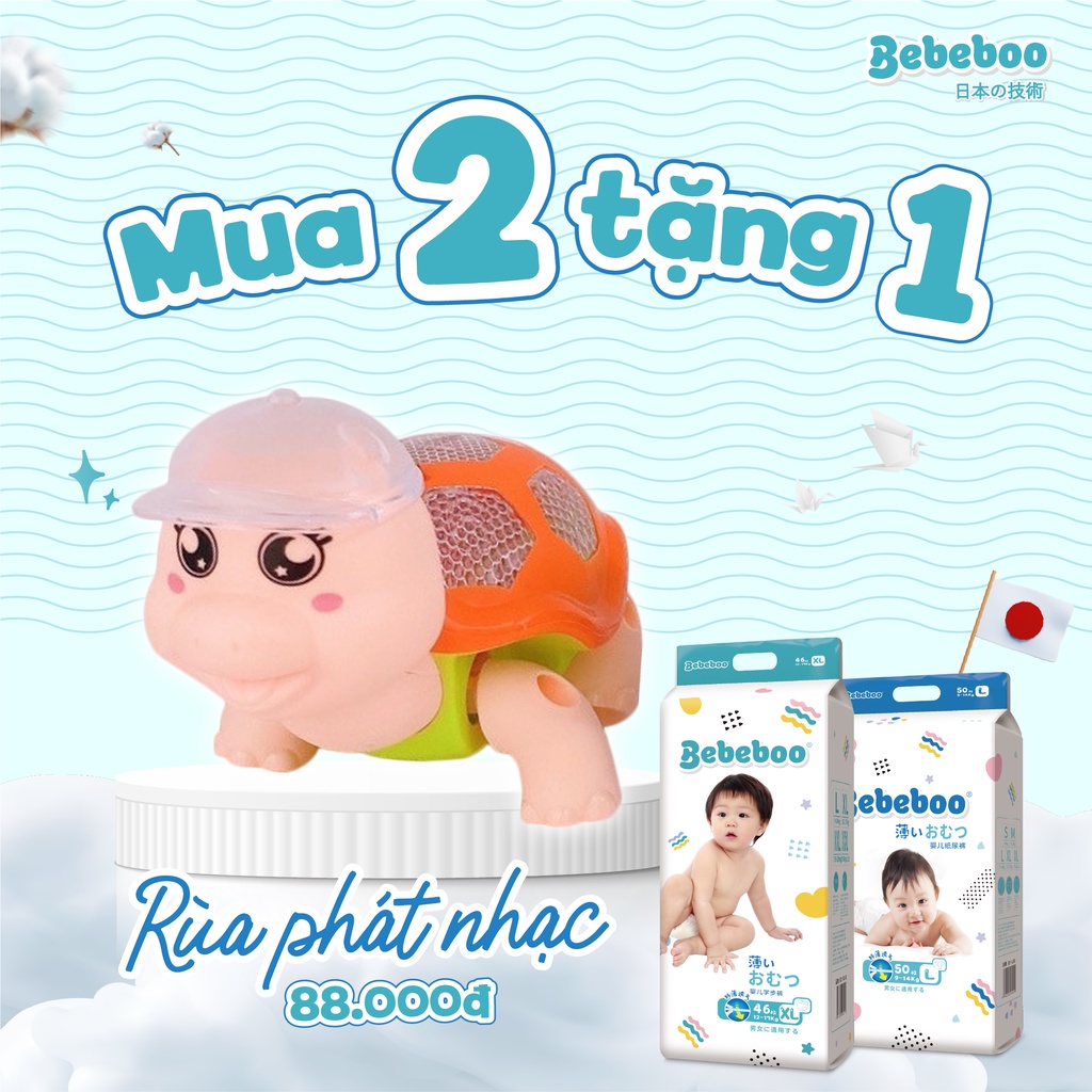 [MKB Gift] Đồ chơi phát nhạc cho bé - Bỉm Bebeboo Nhật Bản