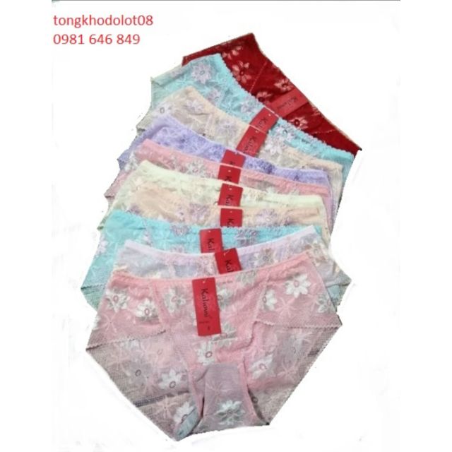 Combo 10 quần lót ren 866