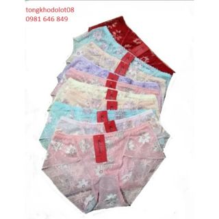 Combo 10 quần lót ren 866