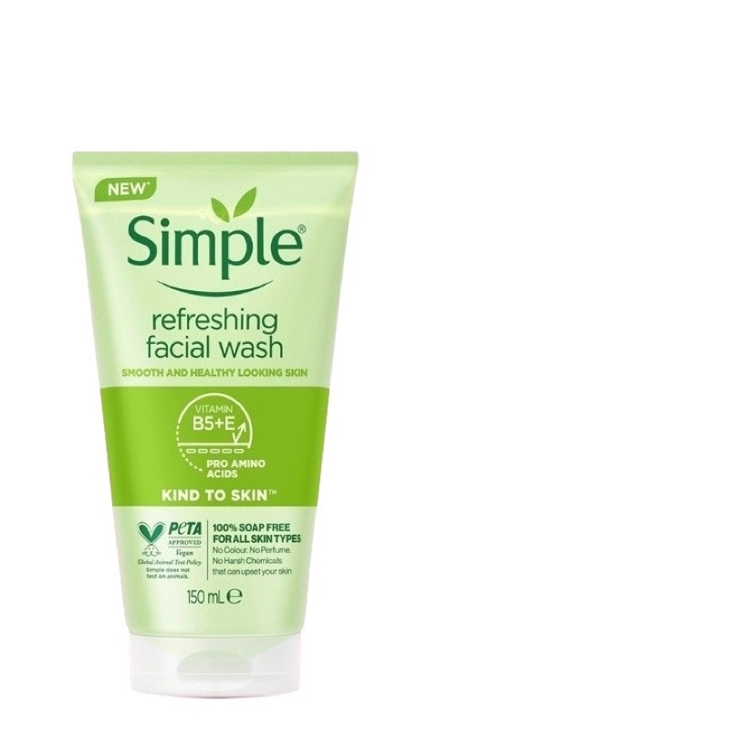 Combo Simple Tẩy trang 200ml + Sữa rửa mặt 150ml + Nước hoa hồng 200ml cho da ẩm mịn đàn hồi