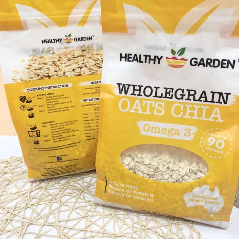 Yến Mạch Mix Hạt Chia Heathy Garden Của Úc. [Có Tách Lẻ]