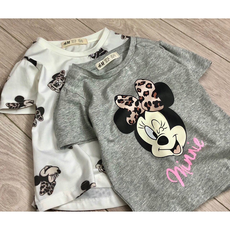 Áo HM Minnie cho bé gái xuất dư chất cotton - TIỆM MẸ KEM