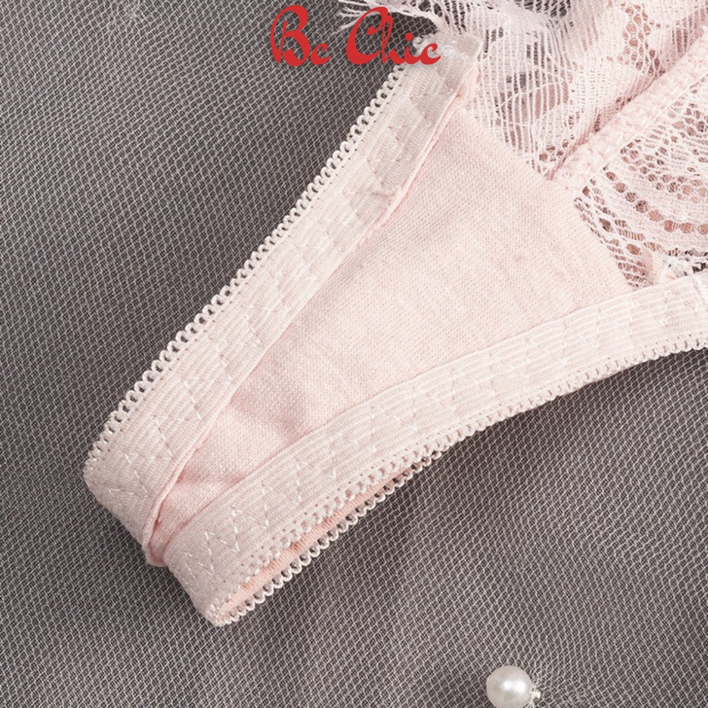 Quần Lót Nữ Lọt Khe , Quần Lót Ren Lọt Khe phối tầng điệu đà quyến rũ gợi cảm mã Q8005 BC_CHIC LINGERIE