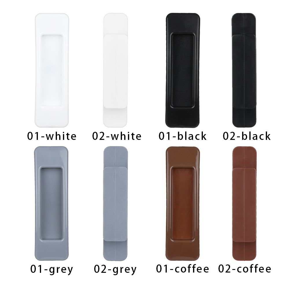 FASHYUNER Set 2 Tay Nắm Cửa Kính / Tủ Quần Áo Tự Dính Tiện Lợi