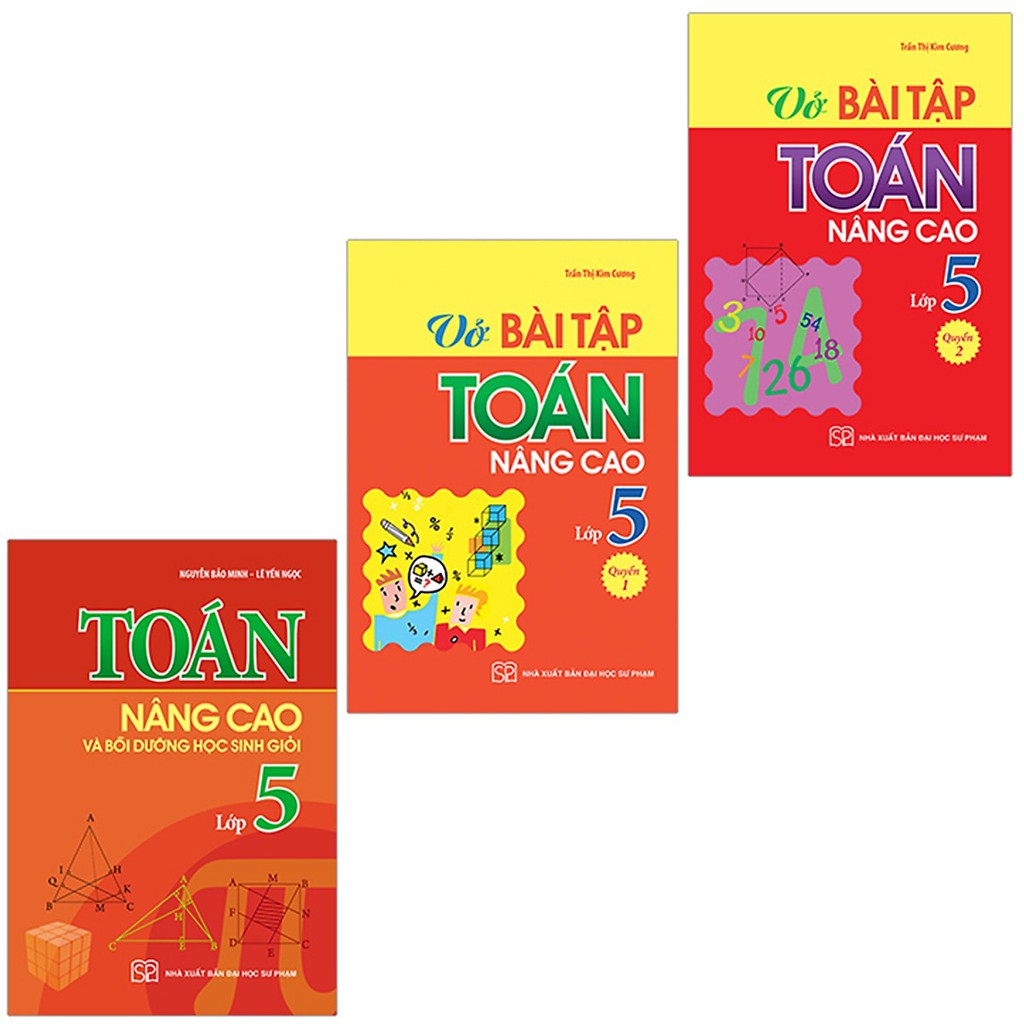 Sách: Combo 3 Cuốn Toán Nâng Cao Lớp 2