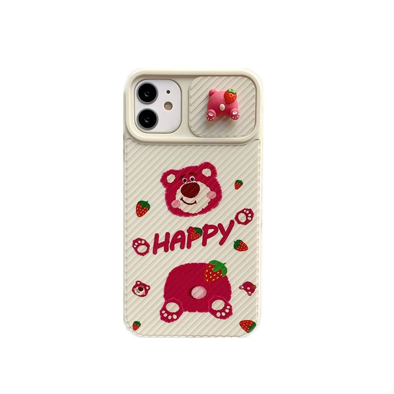 Ốp Lưng iphone,ốp iphone Auto Gấu Happy  Bảo Vệ camera 6s/6plus/6splus/7/8/7plus/8plus/x/xs/xsmax/11/11promax/12/12proma