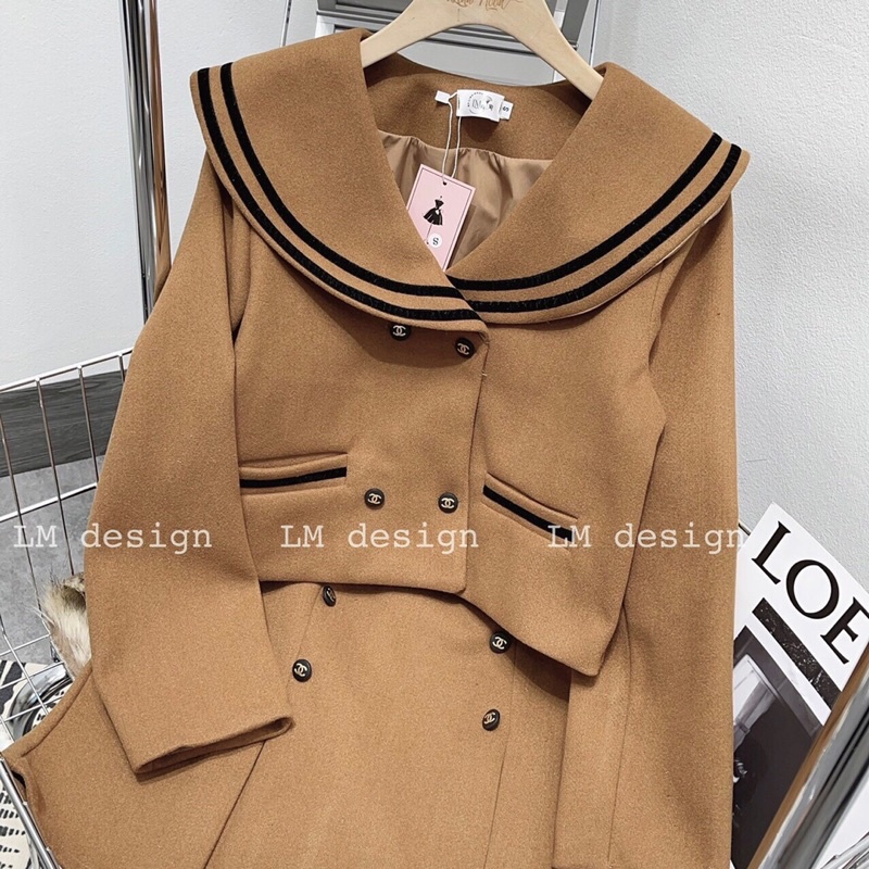 Set dạ lì cổ thuỷ thủ chuẩn ảnh