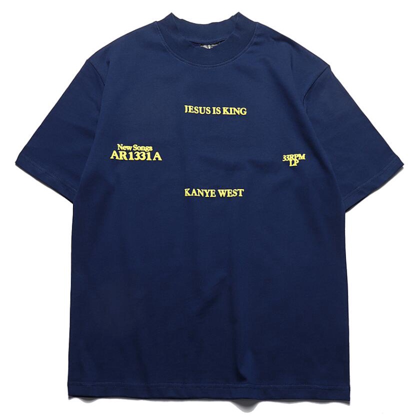 Áo Thun unisex Tay Ngắn In Hình Chúa JESUS IS KING Thời Trang