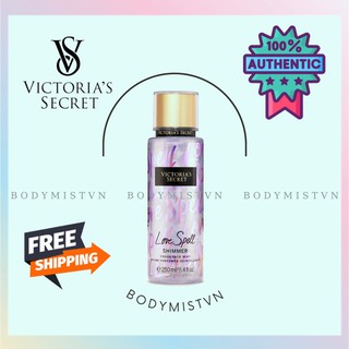 🤎 𝐁𝐨𝐝𝐲𝐦𝐢𝐬𝐭𝐯𝐧 - Xịt Thơm Body Victoria’s Secret Love Spell Shimmer 250ml 🤎
