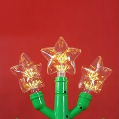 Bóng đèn led trang trí pháo hoa hình ngôi sao, đèn trang trí độc đáo
