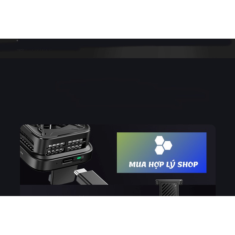 [CHÍNH HÃNG XIAOMI] Quạt Tản Nhiệt Xiaomi Black Shark Frozen Gaming Cooling Back Clip Làm Mát Cho Điện Thoại 2021