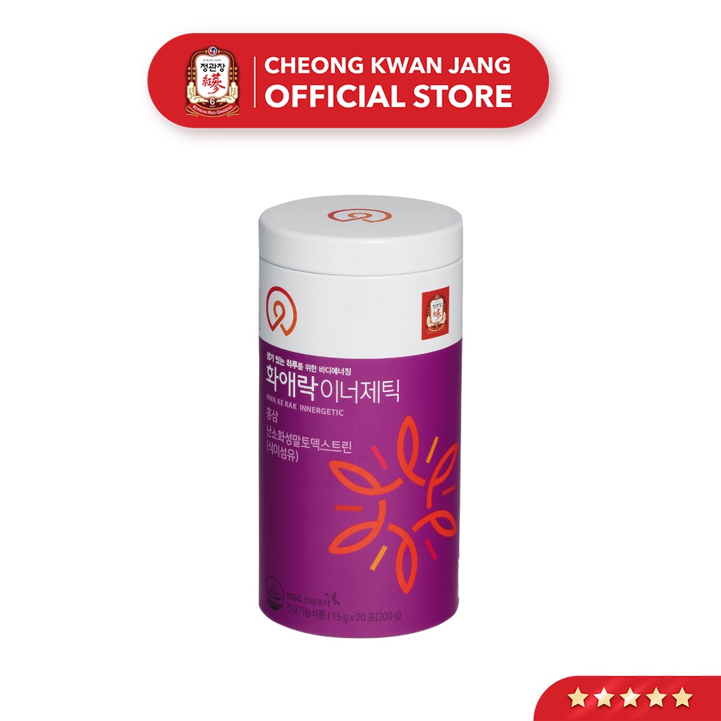 Thạch Hồng sâm Dành cho Phụ nữ KGC Cheong Kwan Jang Hwa Ae Rak Innergetic hộp 15g x 20 gói