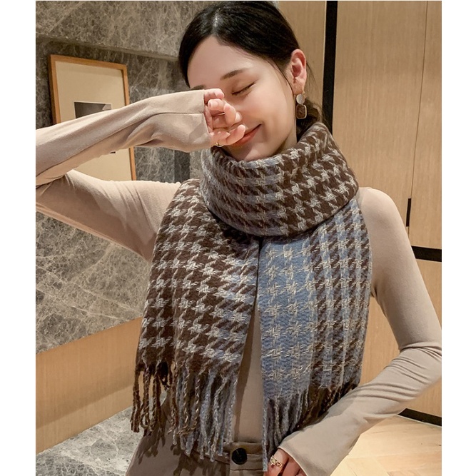[CAO CẤP] Khăn Choàng Cổ Len Thời Trang Cao Cấp ,Giữ Ấm Mùa Đông Dày Dặn - 62x205cm - KQCN863