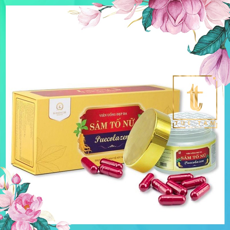 🌺Sâm Tố Nữ🌺 HỘP 3 LỌ SÂM TỐ NỮ PUECOLAZEN - SÂM TỐ NỮ COLLAGEN CHÍNH HÃNG - VIÊN UỐNG ĐẸP DA HIỆU QUẢ SAU 1 HỘP | BigBuy360 - bigbuy360.vn