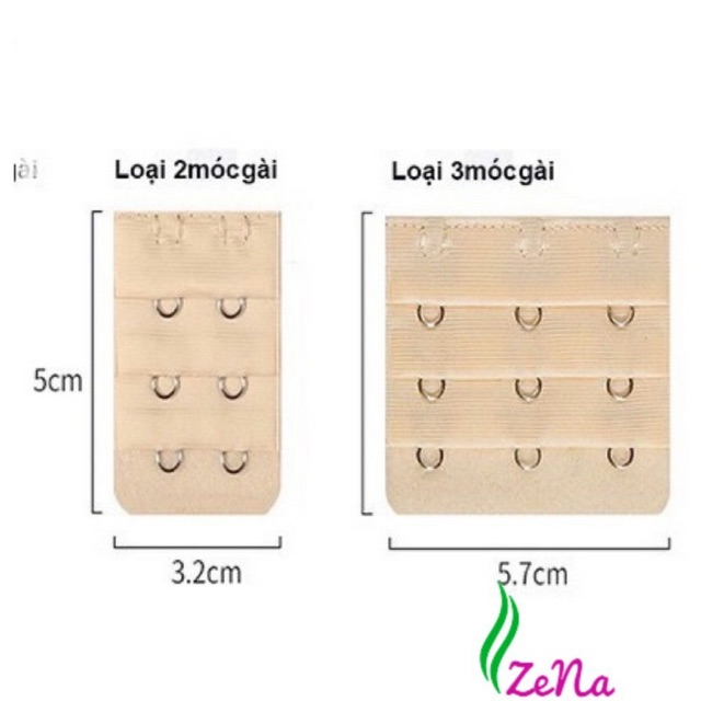Móc nối áo lót 2 móc và 3 móc