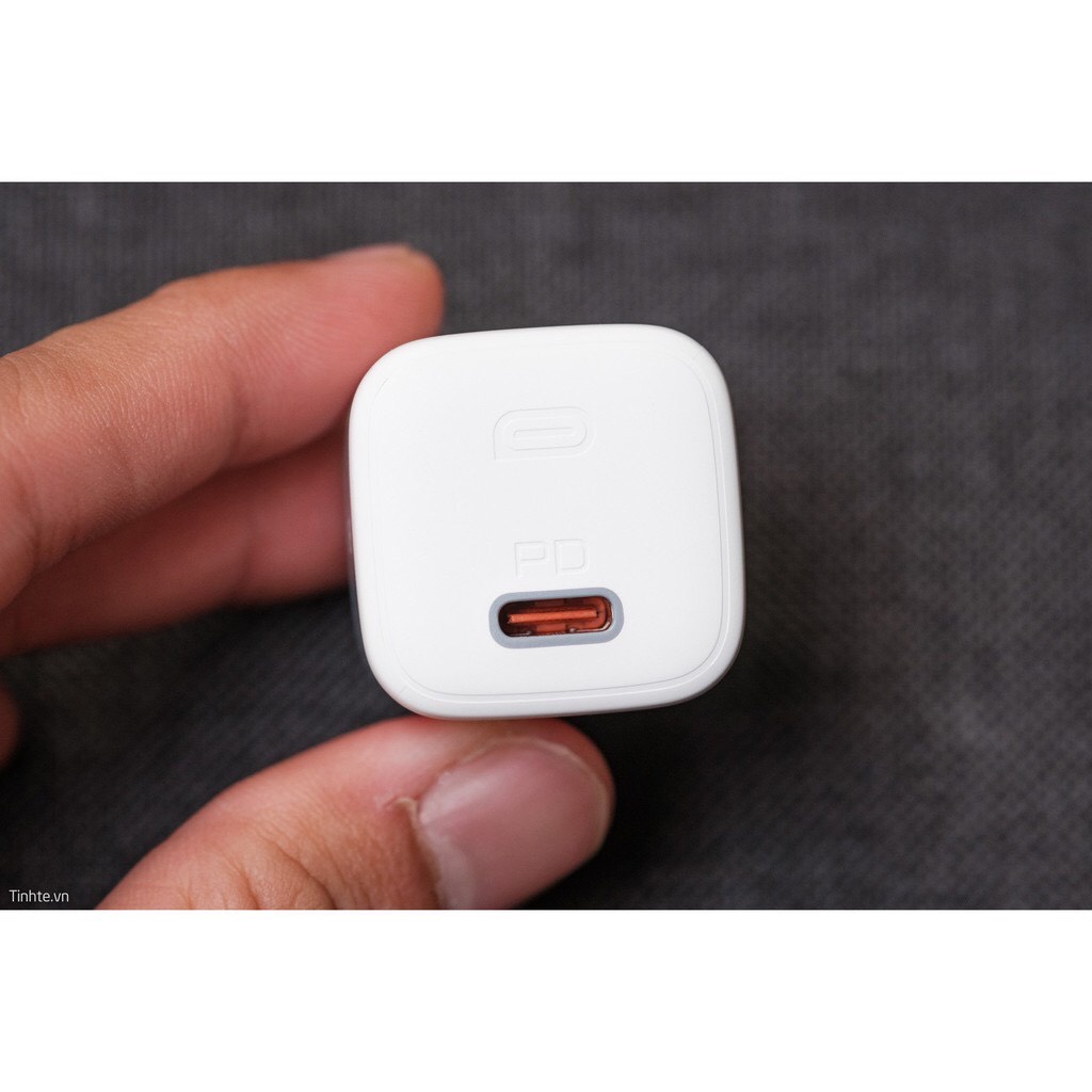 Cốc Sạc Nhanh 20W Omnia Aukey PA-B1, Sạc Nhanh 2 Trong 1 PD 20W + QC 18W -Siêu nhỏ gọn - Công nghệ GaN - Hàng Chính Hãng