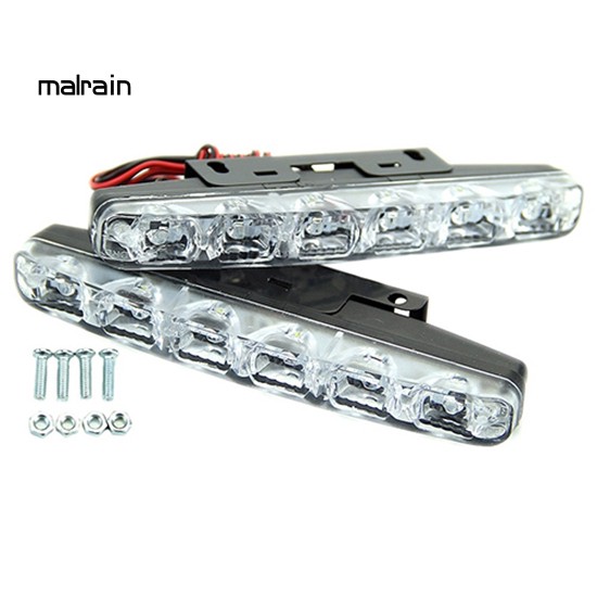 Bộ 2 Đèn Led Xenon 6 Bóng Siêu Sáng Cho Xe Hơi