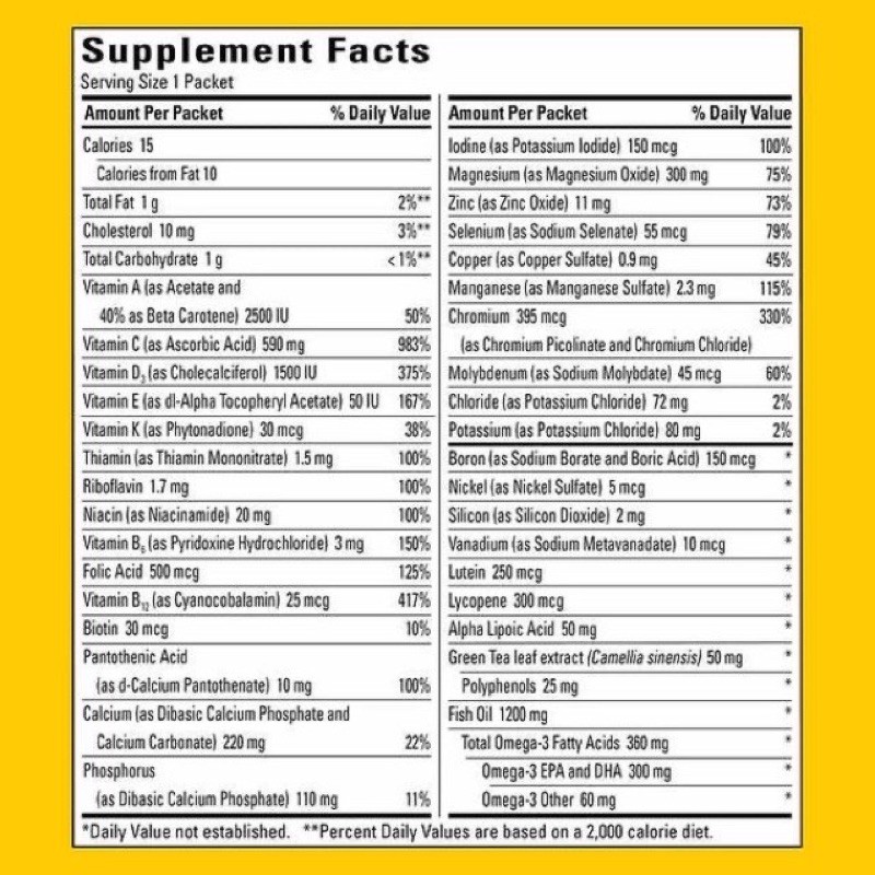 Thực phẩm chức năng Điều Hòa Tiểu Đường Nature Made Diabetes Health Pack 60 Gói