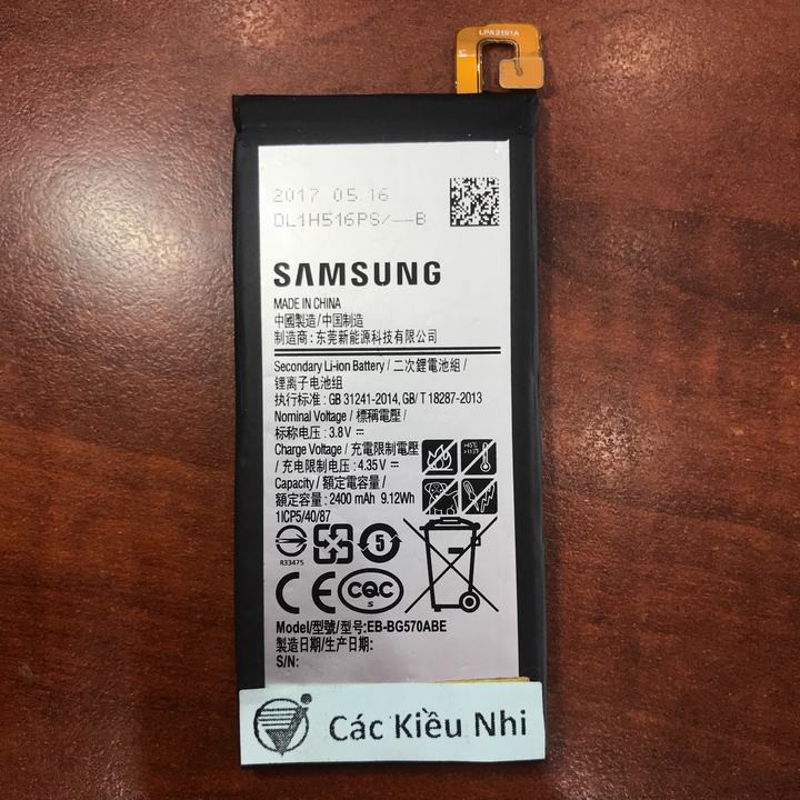 Pin Samsung Xịn J5 Prime G570 Zin Mới 100% Có Bảo Hành