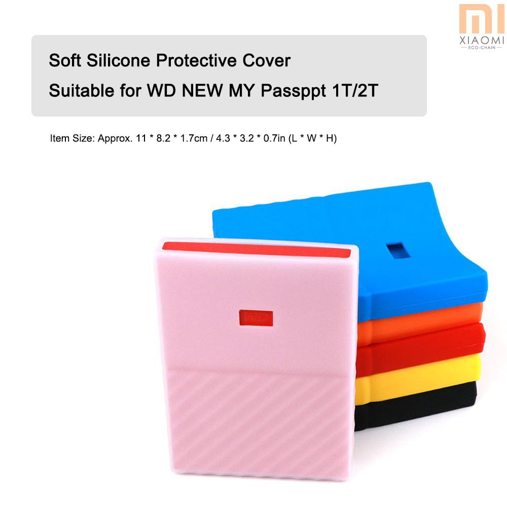 Vỏ Bọc Ổ Cứng Chống Trượt Bằng Silicone Cho Wd My Passport 1t 2t