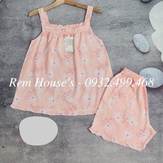 bộ lanh mặc nhà xinh xắn