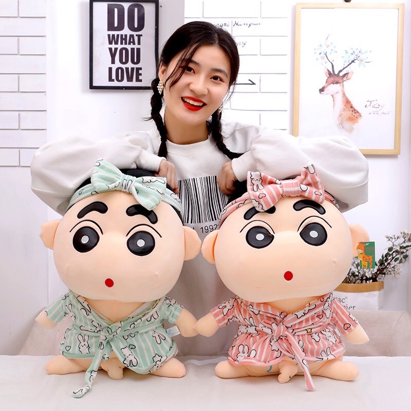 Gấu Bông Shin Bút Chì Mặc Pijama Cao Cấp - Gấu Bông Mina
