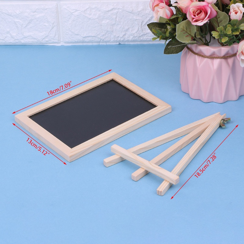Bảng Đen Bằng Gỗ Hai Mặt Để Bàn Dành Cho Bé
