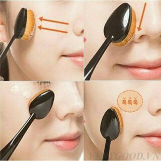 Cọ tán kem nền siêu mịn