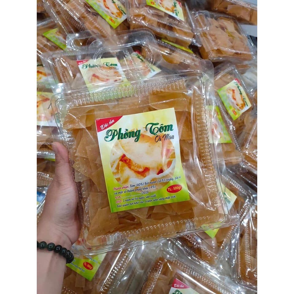500g Bánh Phồng Tôm 🍤Năm Căn Cà Mau loại Đặc Biệt