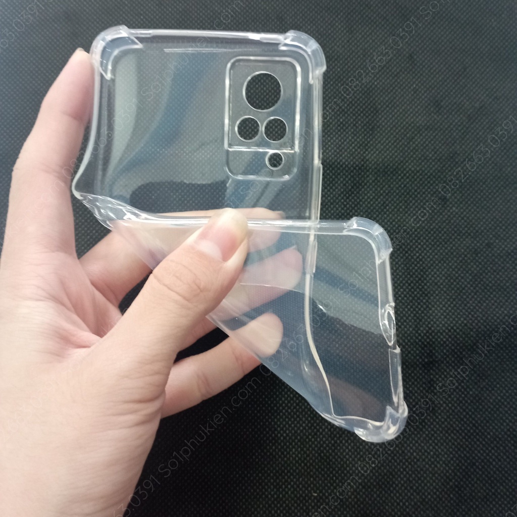 Ốp lưng Vivo V21 chống sốc dẻo trong bảo vệ camera bền đẹp