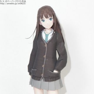Mô hình giấy tờ anime girl Rin Shibuya Figma [ iDOLM@STER/Princess Connect Re:dive]