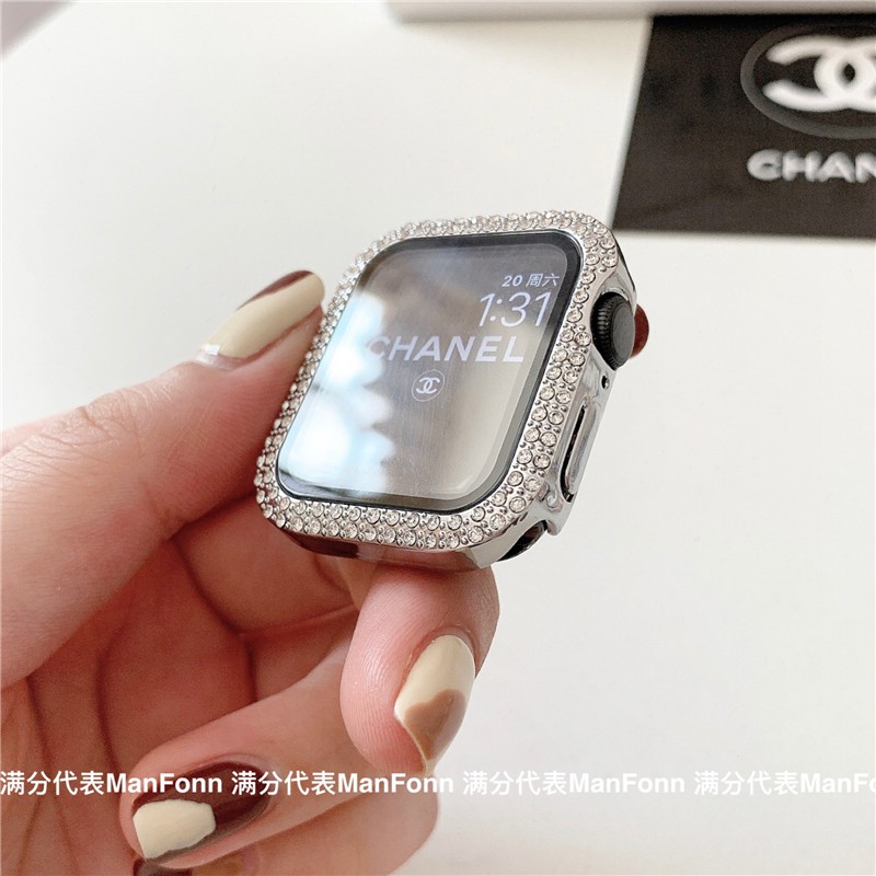 Ốp kính cường lực bảo vệ màn hình cho đồng hồ Apple Watch 44mm 40mm Iwatch 42mm 38mm