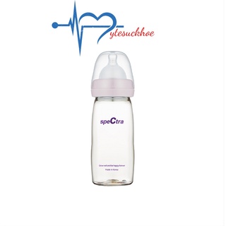 BÌNH SỮA PPSU CỔ RỘNG SPECTRA 260ML (CÓ NÚM TI SIZE XL)
