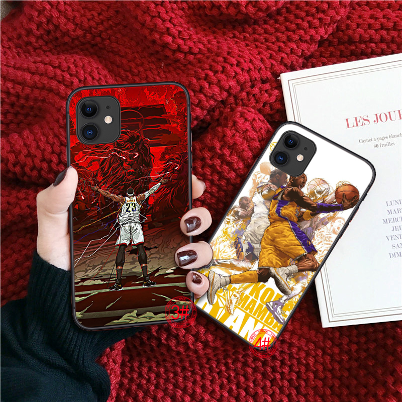 Ốp điện thoại mềm hình 119Q NBA Kobe cho iPhone 12 Mini 11 Pro XR XS Max