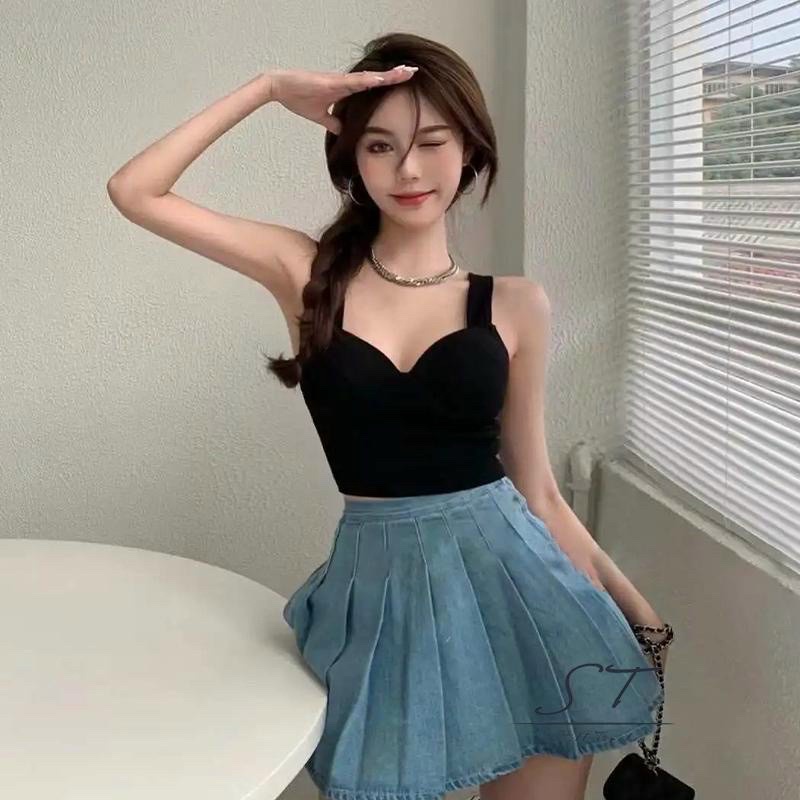 Áo hai dây to bản 667 có mút ngực không gọng gợi cảm Bống Chic