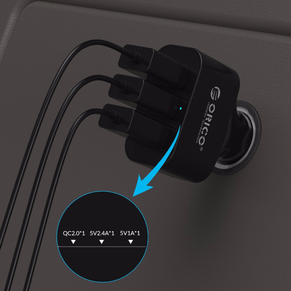 TẨU SẠC ORICO QC Car Charger (UCH-2U1Q)