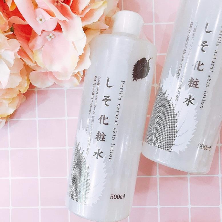 Toner Nước Dưỡng Da Làm Sáng Da Chiết Xuất Tía Tô Shiso Hàng Nhật Chính Hãng 500ml .
