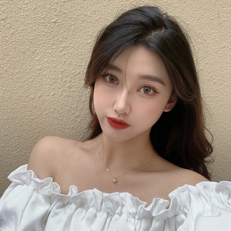 Dây chuyền trái tim sợi mảnh nữ tính tinh tế - Mely D113