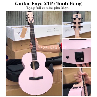 Đàn Guitar Enya X1P màu hồng - Tặng bộ phụ kiện chính hãng