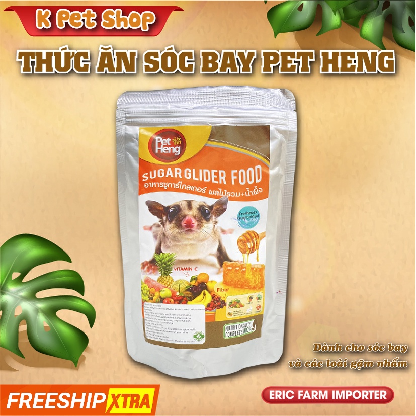 Thức Ăn Sóc Bay Úc Mật Ong Trái Cây  FREE SHIP  Pet Heng Thái Lan Sugar Glider Food Thỏ,Bọ,Sóc,Chinchilla