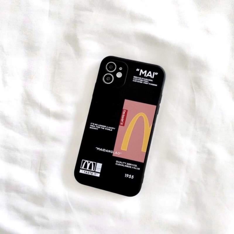 Ốp lưng hình cafe cute cạnh vuông giả ip12 5/5s/6/6plus/6s/7/7plus/8/8plus/x/xr/xs/11/12/pro/max