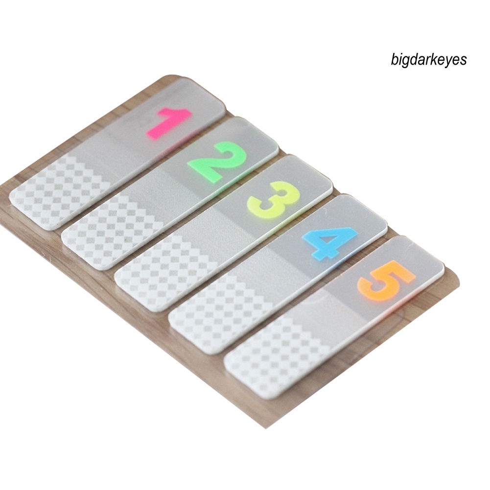 Set 100 Tờ Giấy Ghi Chú Mini Hình Chữ Cái Và Số Tiện Dụng