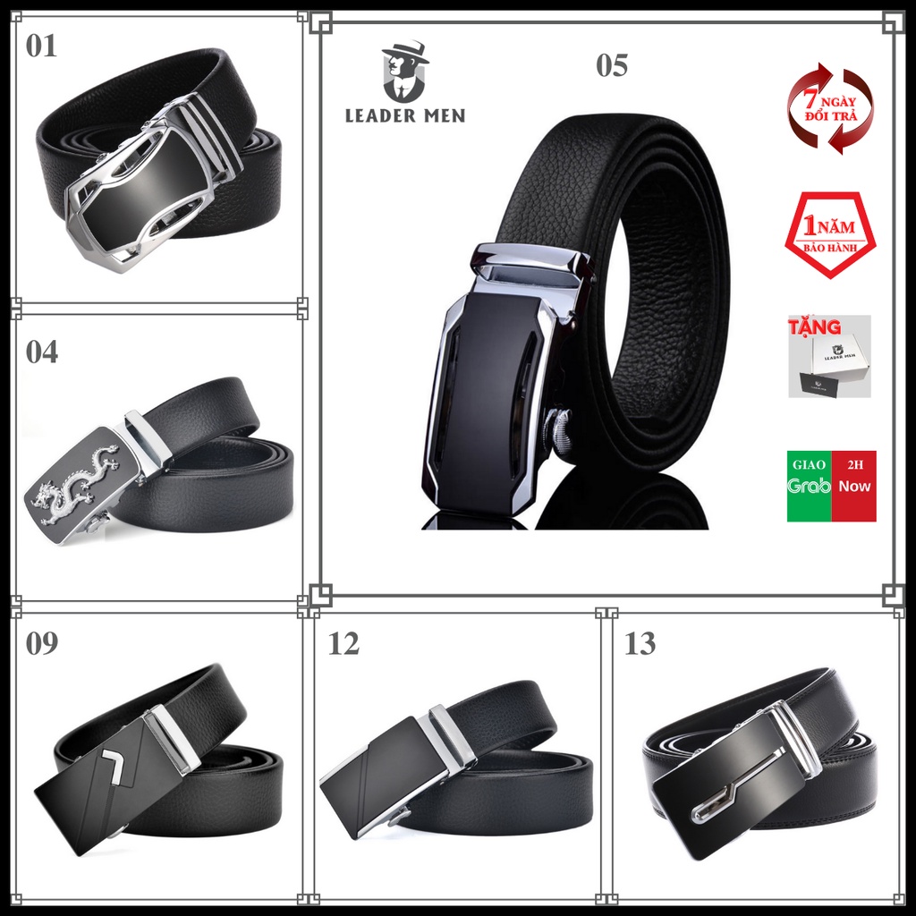 Dây Thắt Lưng Nam LMEN Cao Cấp Khóa Tự Động - Thắt Lưng Nam Da PU Thời Trang Kiểu Dáng Sang Trọng - Bảo Hành 12 Tháng